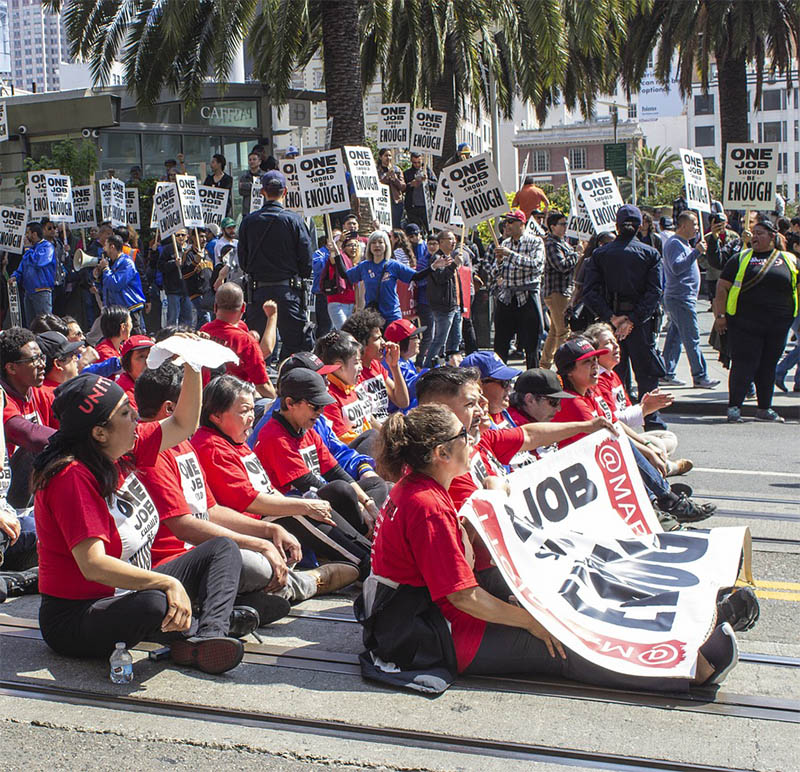 Labor Day protest