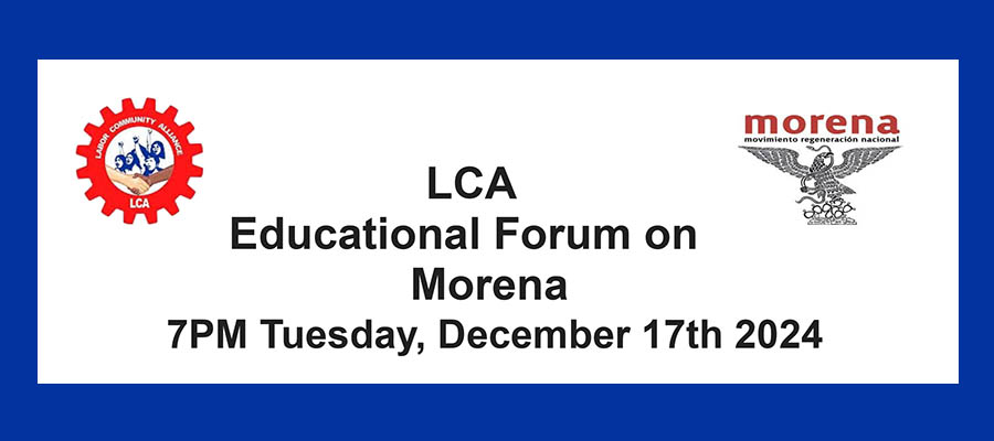 LCA Educational Forum on Morena